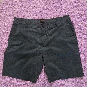 Quiksilver Dark Blue Flat Front Shorts